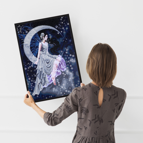 Dotz Diamond Dotz Frost Moon - 26.4" X 39.4"