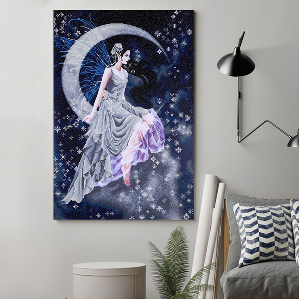 Dotz Diamond Dotz Frost Moon - 26.4" X 39.4"