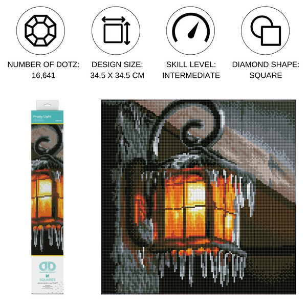 Dotz Diamond Dotz Frosty Light - 13.6" X 13.6"