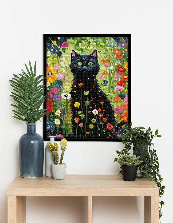 Dotz Diamond Dotz Garden Cat - 15.9" X 19.9"