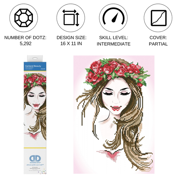 Dotz Diamond Dotz Garland Beauty - 11.0" X 16.1"