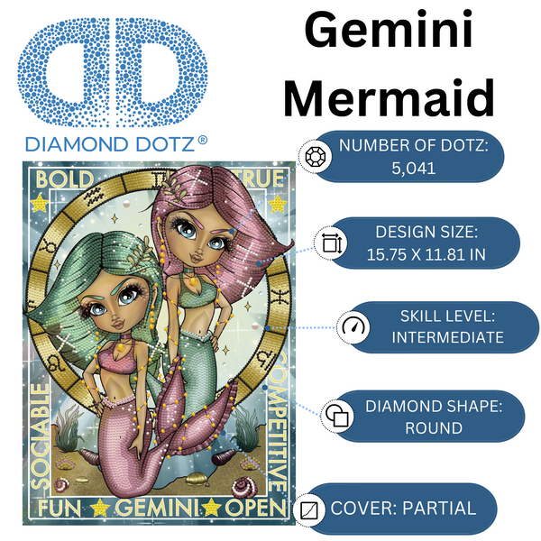 Dotz Diamond Dotz Gemini - 11.8" X 15.8"