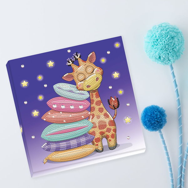 Dotz Diamond Dotz Giraff Pillow - 8.7" X 8.7"