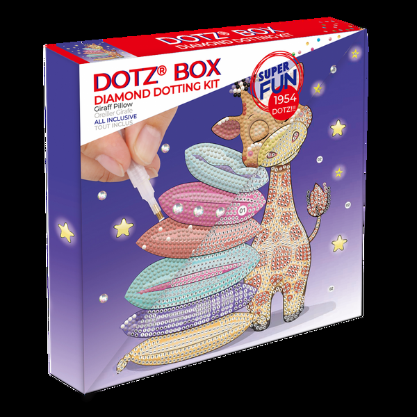 dotz Diamond Dotz Giraff Pillow - 8.7" x 8.7"