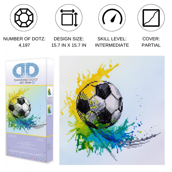 Dotz Diamond Dotz Gooaal - 12.6" X 12.6"