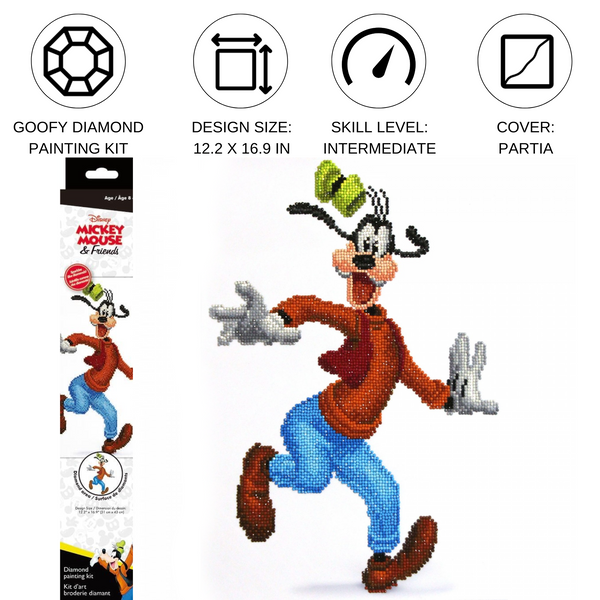 Dotz Diamond Dotz Goofy - 12.2" X 16.9"