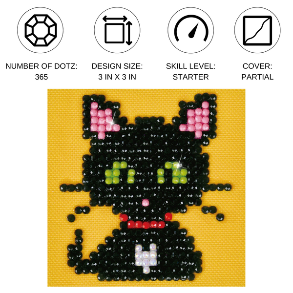 Dotz Diamond Dotz Green Eye Sparkle - 3.0" X 3.0"