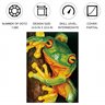 Dotz Diamond Dotz Green Tree Frog - 10.6" X 14.6"