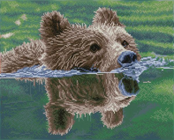 dotz Diamond Dotz Grizzly Swim - 20.5" x 16.5"