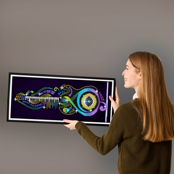 Dotz Diamond Dotz Guitar Icon - 12.2" X 30.3"