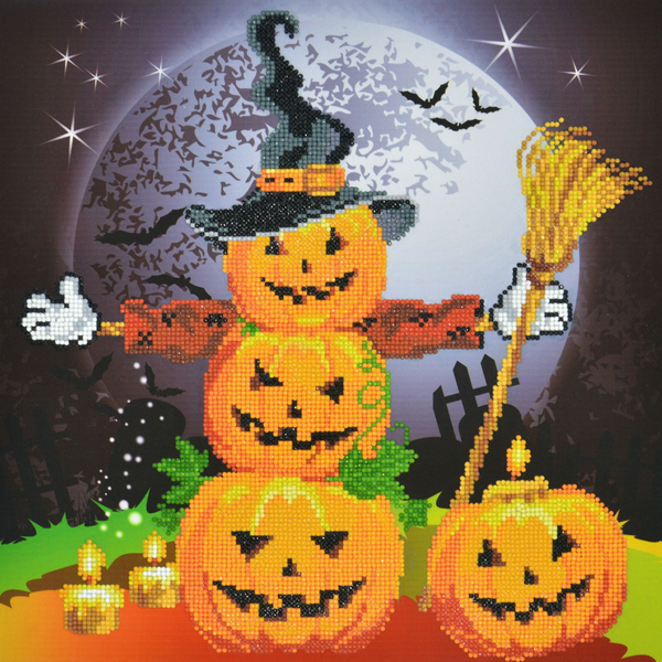 dotz Diamond Dotz Halloween Scarecrow - 16.5" x 16.5"