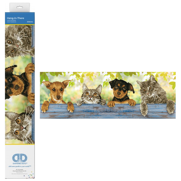 Dotz Diamond Dotz Hang In There - 31.9" X 11.0"