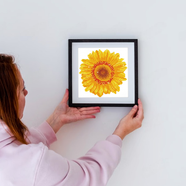 Dotz Diamond Dotz Happy Day Sunflower - 7.9" X 7.9"