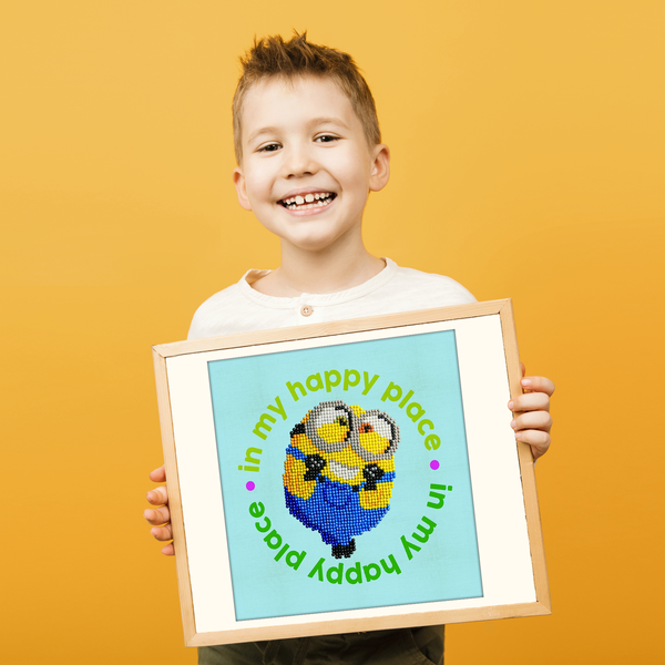 Dotz Diamond Dotz Happy Minion - 8.7" X 8.7"