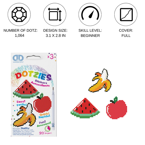 Dotz Diamond Dotz Healthy - DOTZIES Stickers Kit