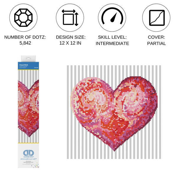 Dotz Diamond Dotz Heartfelt - 12.0" X 12.0"