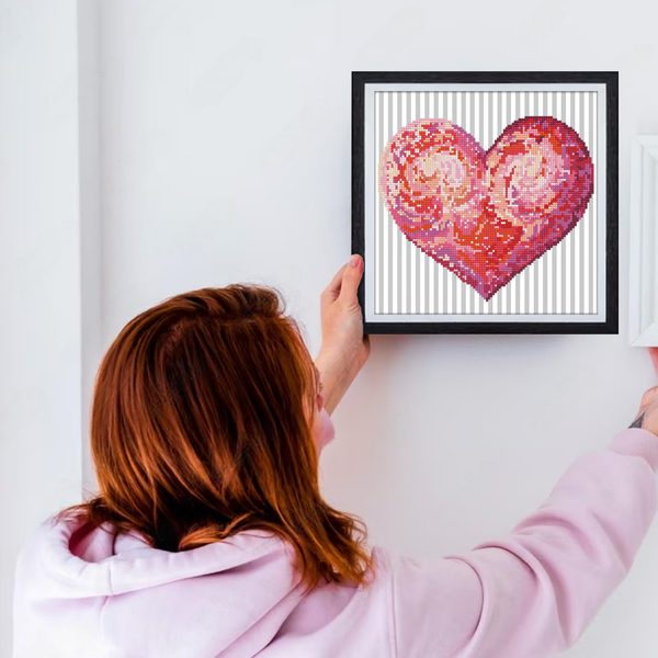 Dotz Diamond Dotz Heartfelt With Frame - 12.0" X 12.0"