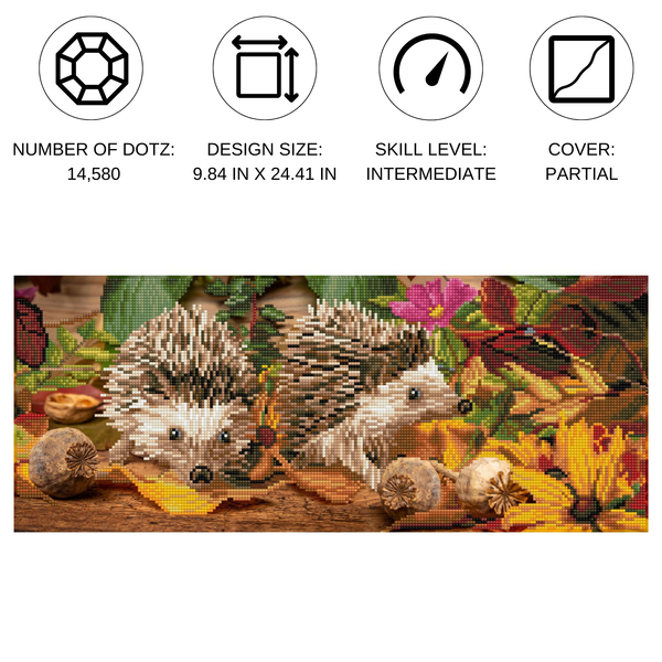 Dotz Diamond Dotz Hedgehog Scramble - 24.4" X 9.8"