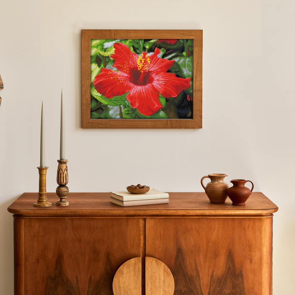 Dotz Diamond Dotz Hibiscus In Bloom - 16.1" X 12.6"