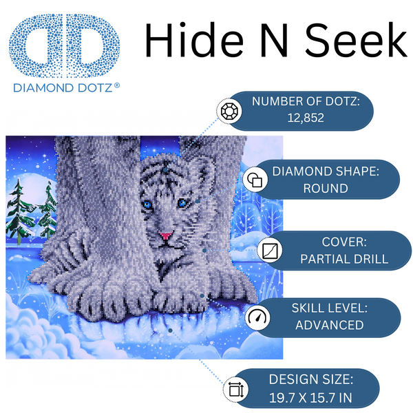 Dotz Diamond Dotz Hide N Seek - 19.7" X 15.8"