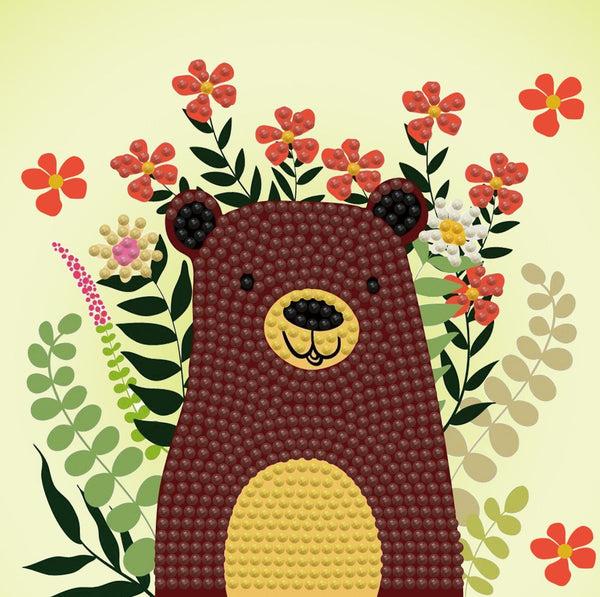 dotz Diamond Dotz Hide 'n Seek Bear - 5.9" x 5.9"