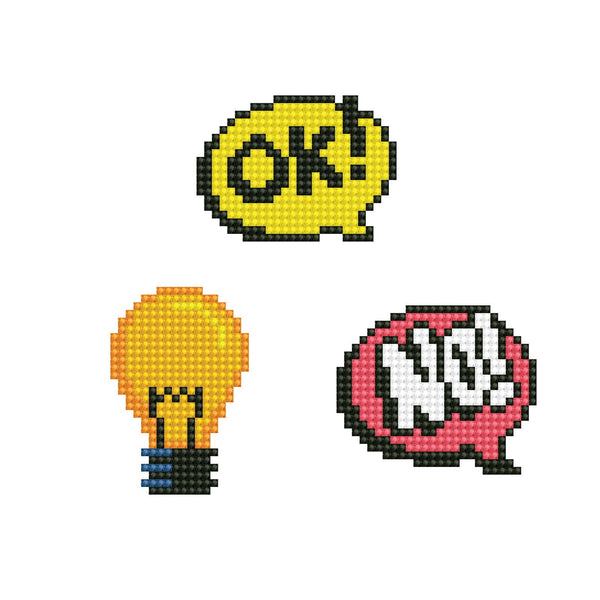 dotz Diamond Dotz Hmmm - DOTZIES Stickers Kit