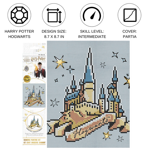 Dotz Diamond Dotz Hogwarts Castle - 8.7" X 8.7"