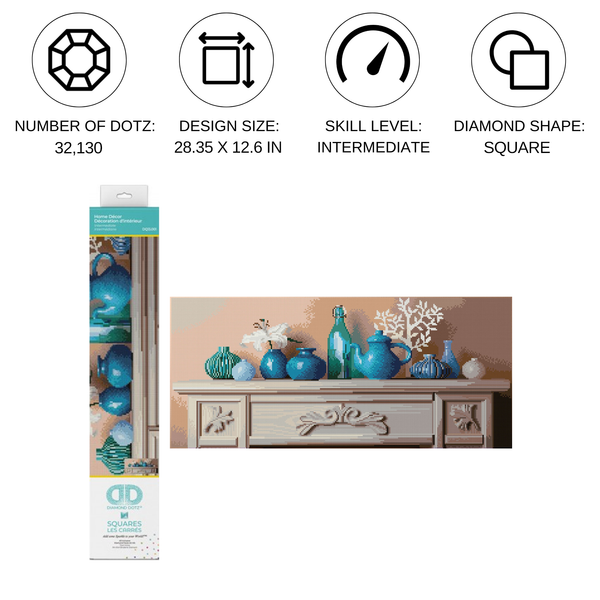 Dotz Diamond Dotz Home Decor - 28.4" X 12.6"