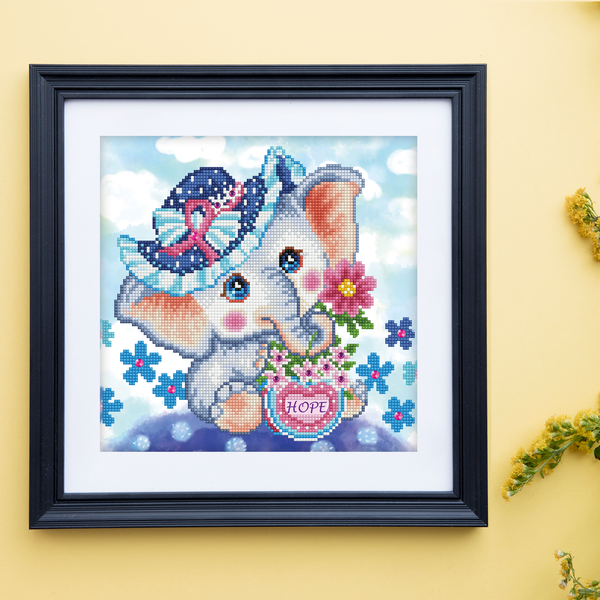 Dotz Diamond Dotz Hope Elephant - 11.8" X 11.8"