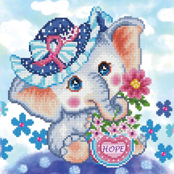 dotz Diamond Dotz Hope Elephant - 11.8" x 11.8"