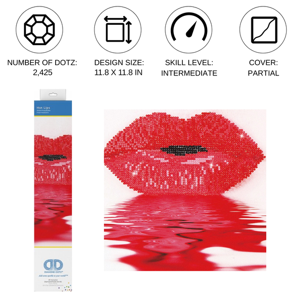 Dotz Diamond Dotz Hot Lips - 11.8" X 11.8"