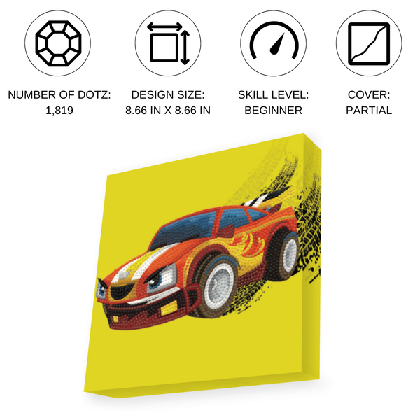 Dotz Diamond Dotz Hot Rod - 8.7" X 8.7"