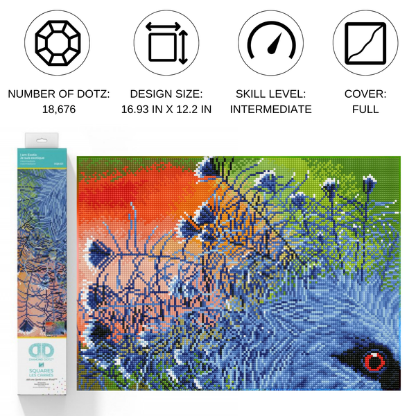 Dotz Diamond Dotz I Am Exotic - 16.9" X 12.2"