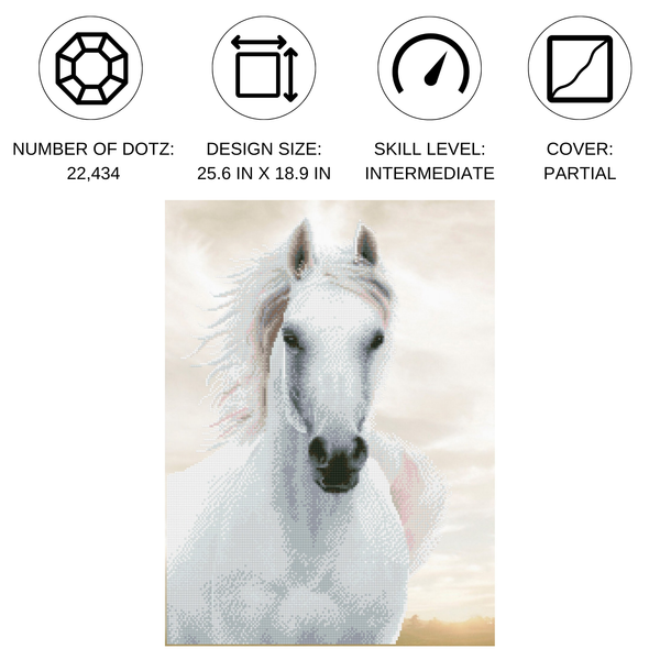 Dotz Diamond Dotz Imperial Stallion - 18.9" X 25.6"