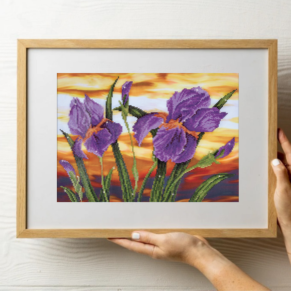 Dotz Diamond Dotz Iris Sunset - 20.5" X 14.6"