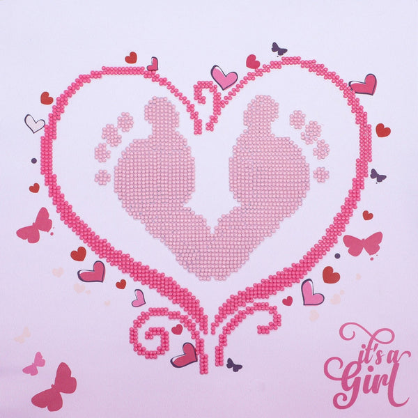 dotz Diamond Dotz It's a Girl - 12.2" x 12.2"