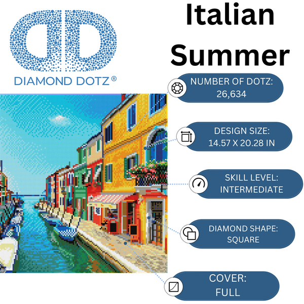 Dotz Diamond Dotz Italian Summer - 20.3" X 14.6"