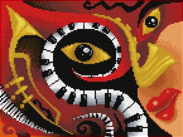 dotz Diamond Dotz Jazz Bar - 16.1" x 12.2"