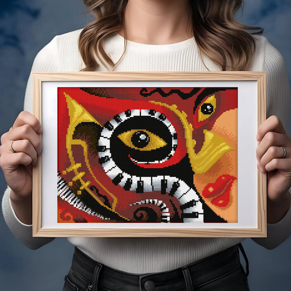 Dotz Diamond Dotz Jazz Bar With Frame - 16.1" X 12.2"