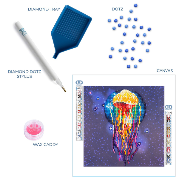 Dotz Diamond Dotz Jellyfish - 16.0" X 12.0"