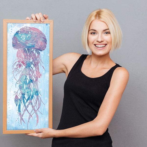 Dotz Diamond Dotz Jellyfish Swish - 10.6" X 29.5"