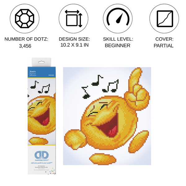 Dotz Diamond Dotz Jive'N - 10.2" X 9.1"