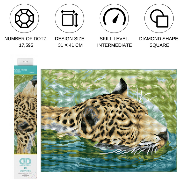 Dotz Diamond Dotz Jungle Prince - 16.1" X 12.2"