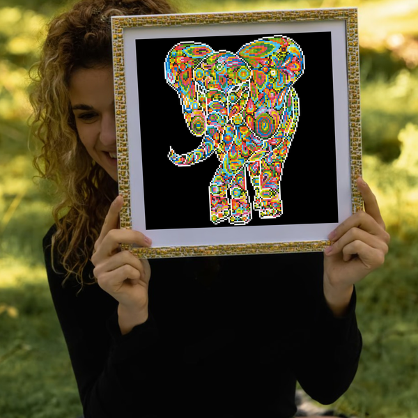 Dotz Diamond Dotz Kaleidoscope Walk - 15.8" X 15.8"