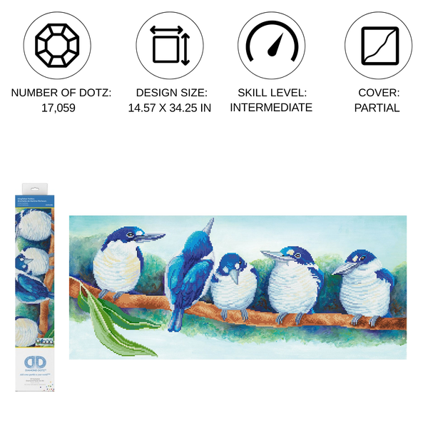 Dotz Diamond Dotz Kingfisher Politics - 34.3" X 14.6"