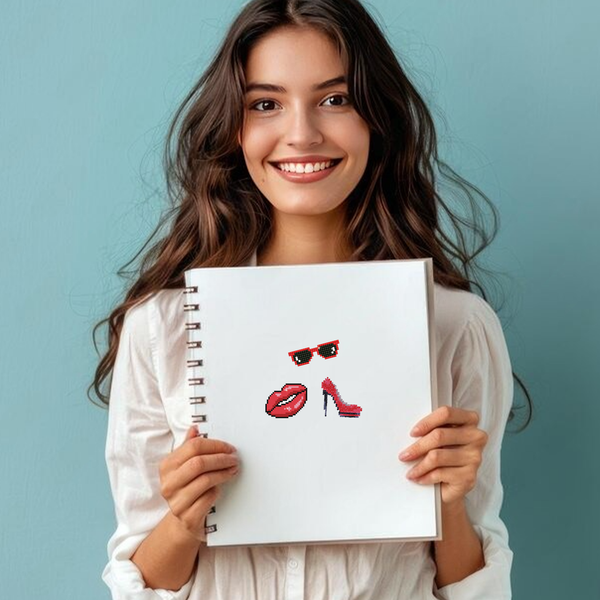 Dotz Diamond Dotz Kiss - DOTZIES Stickers Kit