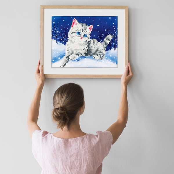 Dotz Diamond Dotz Kitten In The Snow - 14.0" X 11.0"