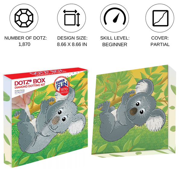 Dotz Diamond Dotz Koala Climb - 8.7" X 8.7"