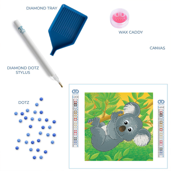 Dotz Diamond Dotz Koala Climb - 8.7" X 8.7"