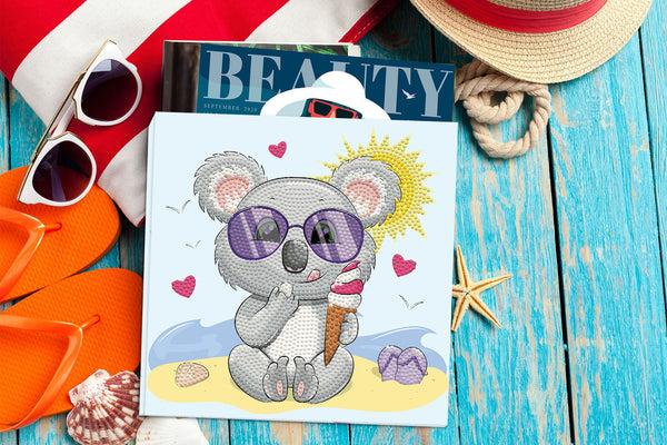 Dotz Diamond Dotz Koala Cream - 8.7" X 8.7"
